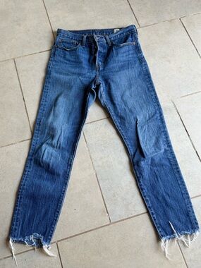 Levi’s white cone denim